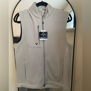 Callaway Stone Gray Sleeveless Golf Vest